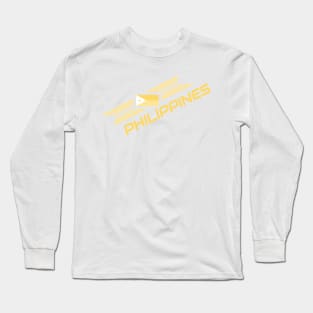 Philippines Gold Flag Team Shirt Long Sleeve T-Shirt